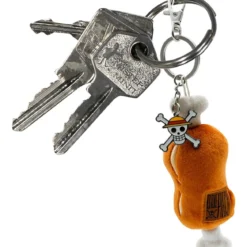 one piece - plush keychain - meat on a bone