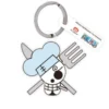 one piece - portachiavi plexiglass - sanji logo