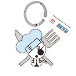 one piece - portachiavi plexiglass - sanji logo
