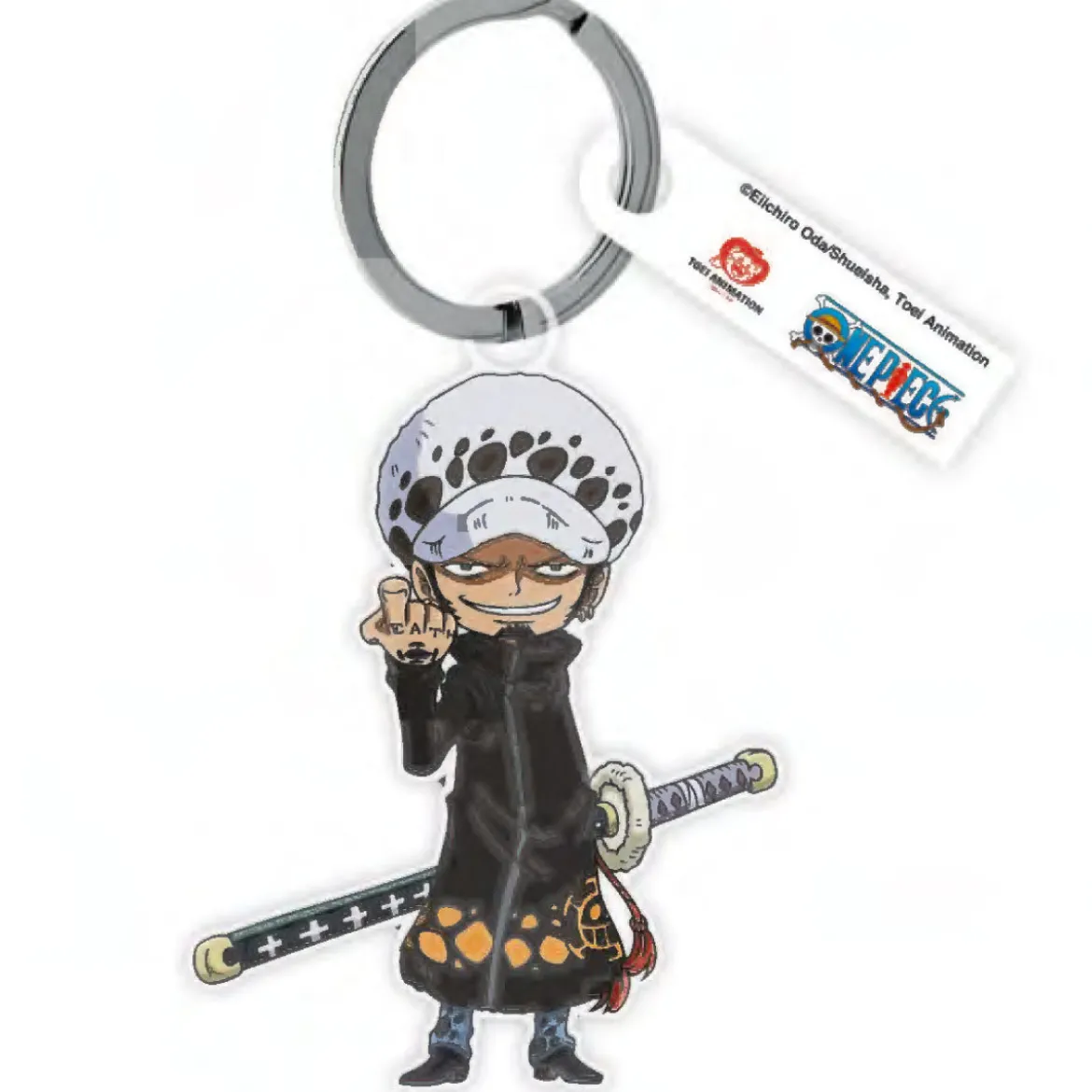 one piece - portachiavi plexiglass - trafalgar law