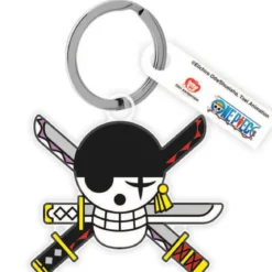 one piece - portachiavi plexiglass - zoro logo