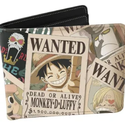one piece - portafoglio in vinile - wanted