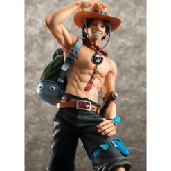 one piece - portgas d. ace - portrait of pirate deluxe - 10th limited version 23cm