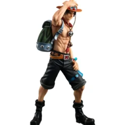 one piece - portgas d. ace - portrait of pirate deluxe - 10th limited version 23cm