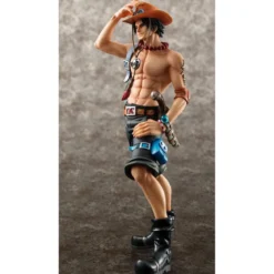 one piece - portgas d. ace - portrait of pirate deluxe - 10th limited version 23cm