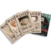 one piece - postcards - wanted set 2 (14,8x10,5cm)