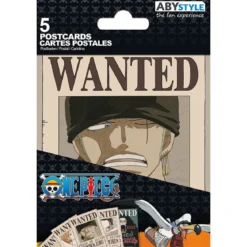 one piece - postcards - wanted set 2 (14,8x10,5cm)