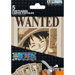 one piece - postcards - wanted set 1 (14,8x10,5cm)