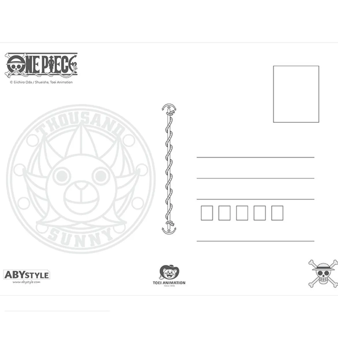 one piece - postcards - wanted set 1 (14,8x10,5cm)