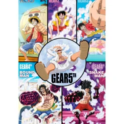 one piece - poster maxi 91,5x61cm - gears history