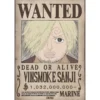 one piece - poster maxi 91,5x61cm - wanted sanji wano