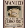 one piece - poster maxi 91,5x61cm - wanted zoro wano