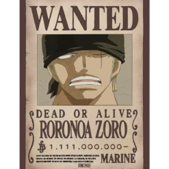 one piece - poster maxi 91,5x61cm - wanted zoro wano