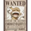 one piece - poster maxi 91,5x61cm - wanted luffy wano