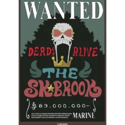 one piece - poster maxi 91,5x61cm - wanted brook