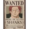 one piece - poster maxi 91,5x61cm - wanted shanks