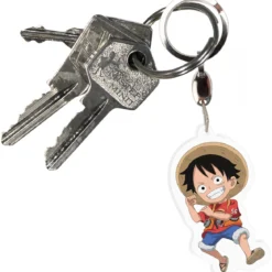 one piece: red - acryl keychain - luffy