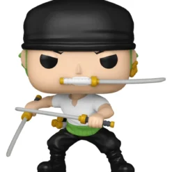 one piece - roronoa zoro (three sword style) 9cm - funko pop! 1775 chase