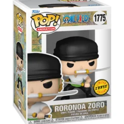one piece - roronoa zoro (three sword style) 9cm - funko pop! 1775 chase