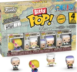 one piece: sanji 4 pack 3cm - funko pop! bitty
