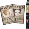 one piece - set 2 chibi poster 52x38cm - wanted nami & robin