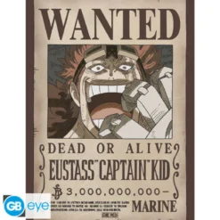 one piece - set 2 posters chibi 52x38cm - wanted law & kid