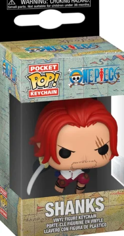 one piece - shanks - funko pop! keychain