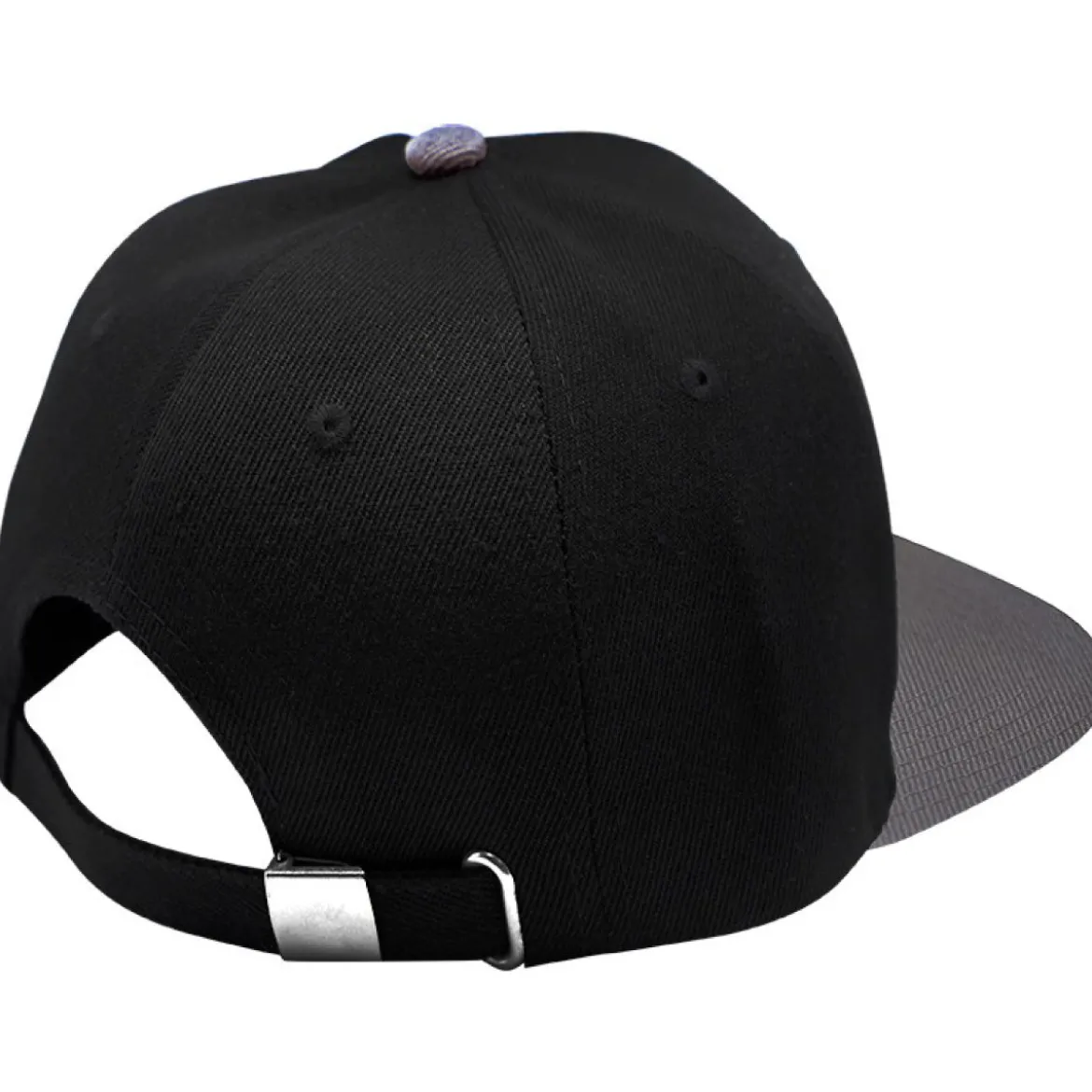 one piece - snapback cap - black & grey - skull