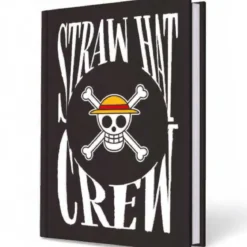 one piece taccuino con elastico 15x21cm - straw hat crew