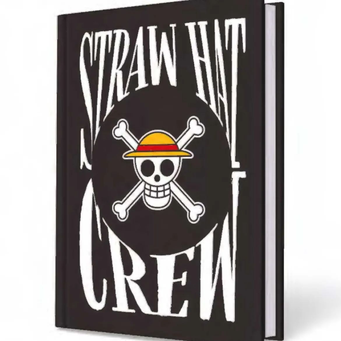 one piece taccuino con elastico 15x21cm - straw hat crew
