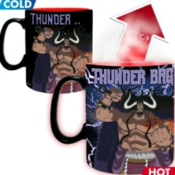 one piece - tazza heat change 460ml - luffy vs kaidou