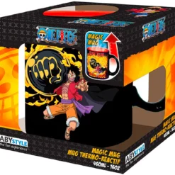 one piece - tazza heat change 460ml - luffy vs kaidou