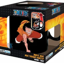 one piece - tazza heat change 460ml - luffy & ace
