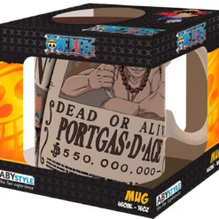 one piece - tazza 460ml - ace wanted