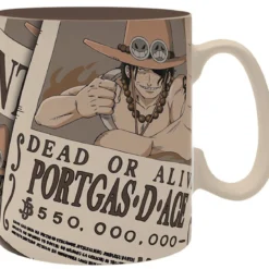 one piece - tazza 460ml - ace wanted