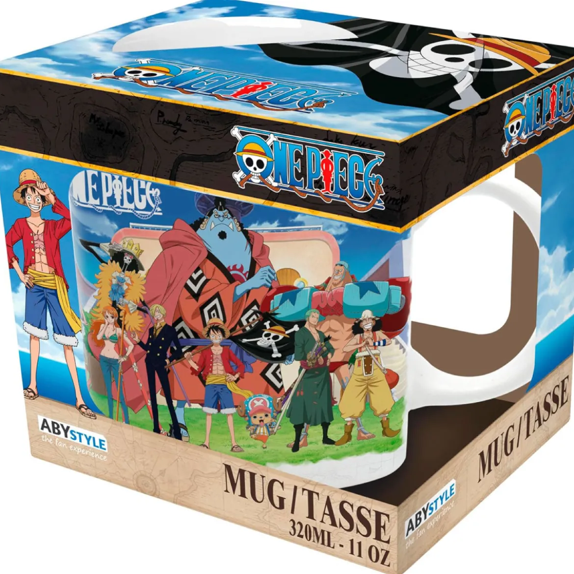 one piece - tazza 320ml - crew on the thousand sunny