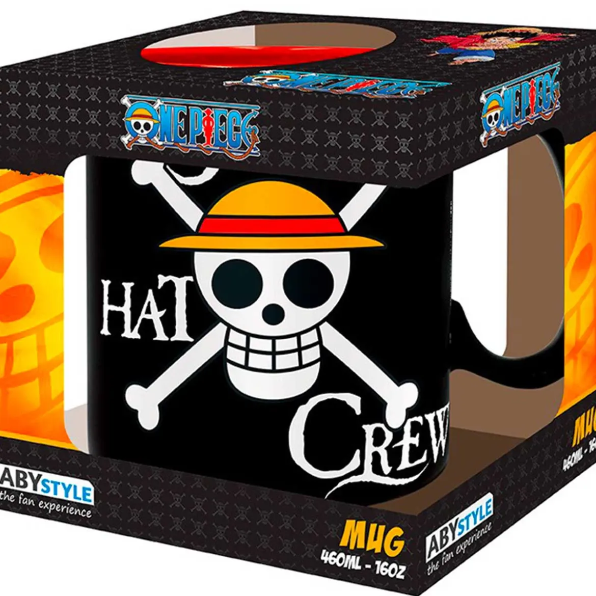 one piece - tazza 460ml - luffy & skull