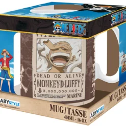one piece - tazza 460ml - luffy wanted