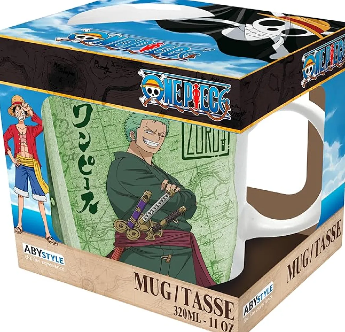 one piece - tazza 320ml - roronoa zoro