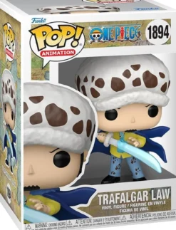 one piece - trafalgar law with blue anesthesia 9cm - funko pop! 1894