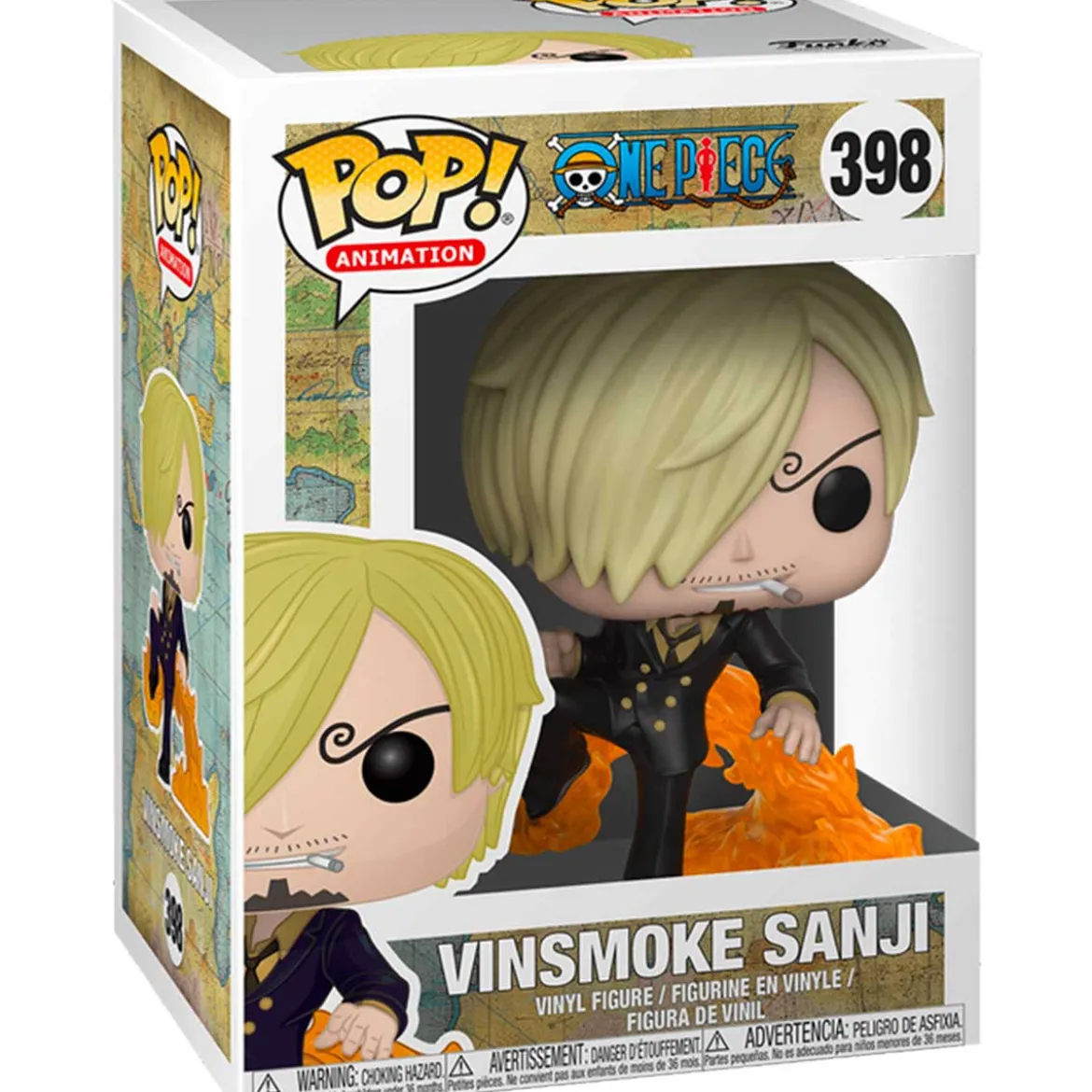 one piece - vinsmoke sanji 9cm - funko pop! 398