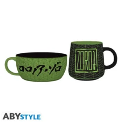 one piece: zoro - breakfast set mug + bowl