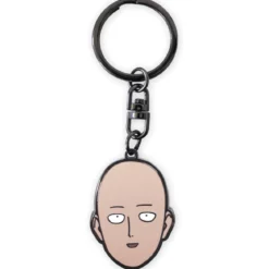 one punch man - keychain - saitama's head