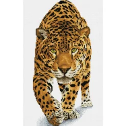 on the prowl - diamond dotz squares dq9.007 32x52cm