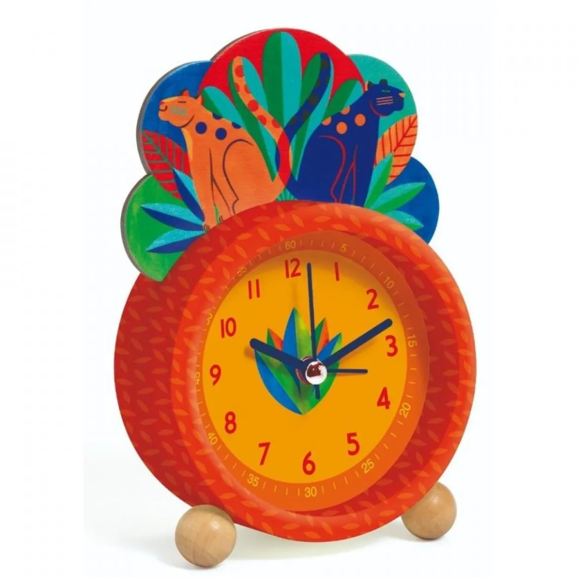 orologio sveglia - felini della giungla