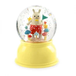 palla di neve con coniglietto - luce notturna