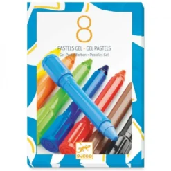 8 pastelli gel - colori classici