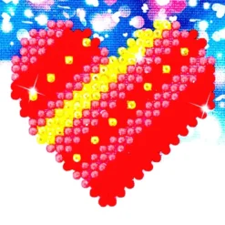patchwork heart - diamond dotz dds.007