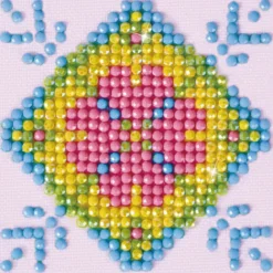 patchwork mandala 2 - diamond dotz starter dds.028