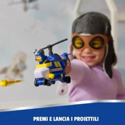 paw patrol air rescue - chase con veicolo